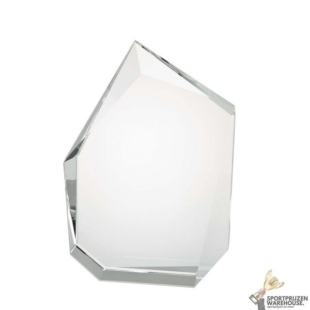Losstaande glazen award in verschillende afmetingen