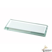 Heart shaped glazen award in verschillende afmetingen