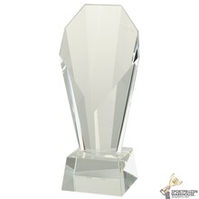 Standing glazen award in verschillende afmetingen - W603