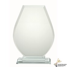 Mooie glazen award in verschillende afmetingen - W363