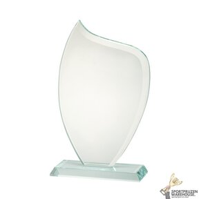 Sierlijke glazen award in verschillende afmetingen - W353