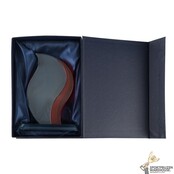 Luxe rode glazen award in verschillende afmetingen