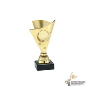 Goedkope bokaal met een Bronzen accent kleur