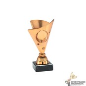 Goedkope bokaal met een Bronzen accent kleur