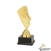 Badminton trofee - In het Goud of Antieklook