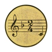 Muzieknoten afbeelding voor in Sportprijzen