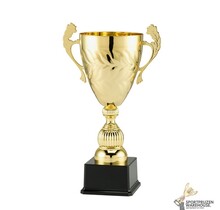 Luxe gouden trofee in diverse hoogtes