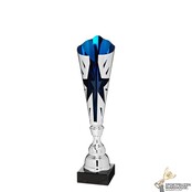 Mooie bokaal met een Blauwe accent kleur