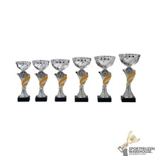 Zilveren beker met goud accentje - AK5410