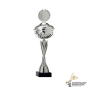 Mooie slanke bokaal met zilver Mooie slanke bokaal met zilver