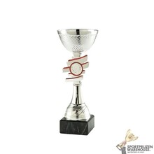Leuke sportprijs met een Zilveren kleur in verschillende hoogtes - ET.463