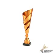 Leuke sportprijs met een Bronsen kleur in verschillende hoogtes