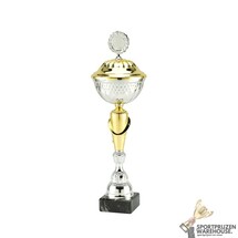Unieke bokaal met een Zilveren accent kleur - MT.131-Zilver
