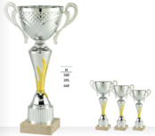 Stralende serie toernooi bekers (3 bekers)