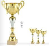 Voetbal toernooi bekers (3 bekers)