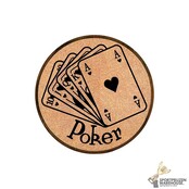 Poker afslag - Sticker