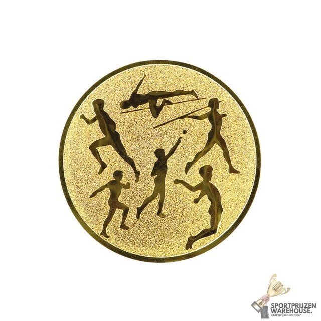 Atletiek afslag - Sticker