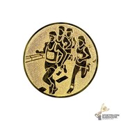 Marathon lopers afslag - Sticker Marathon lopers afslag - Sticker