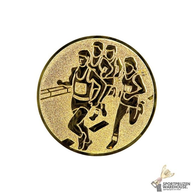 Marathon lopers afslag - Sticker Marathon lopers afslag - Sticker