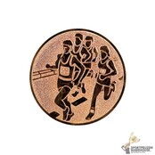 Marathon lopers afslag - Sticker Marathon lopers afslag - Sticker