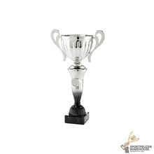 Mooie zilveren bokaal met zwart accent - MT.151