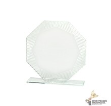 Luxe glazen award - met graveeropties - W101