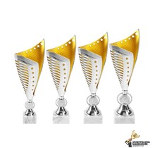 Zilveren Award met goud accent