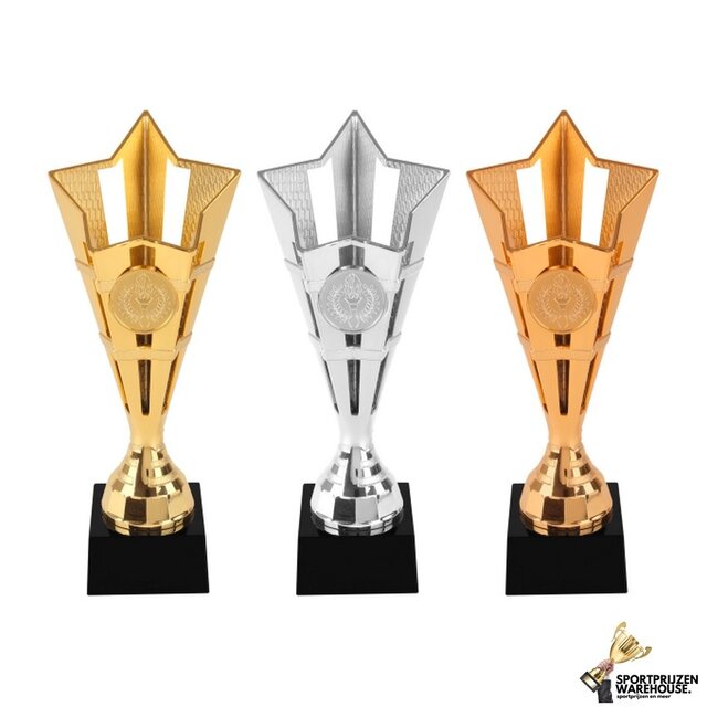 Budget trofee in 3 kleur opties