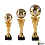 Gouden voetbal bal bokaal