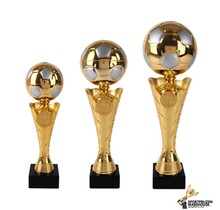 Gouden voetbal bal bokaal