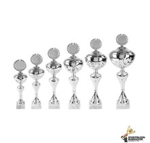 Luxe zilveren sportprijs met gravering