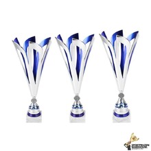 Sierlijke sportprijs met blauw accent - AK5950