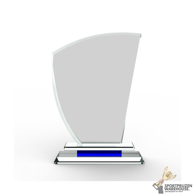 Uniek design glazen trofee