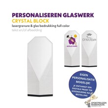 Bijzondere glazen award - Crystal Block - CRY1213.99