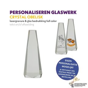 Trofee van Glas - Crystal Obelisk - CRY1150.01