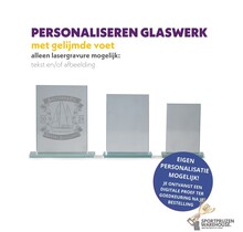 Viarkante glazen award