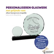 Unieke glazen award