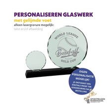 Unieke glazen award