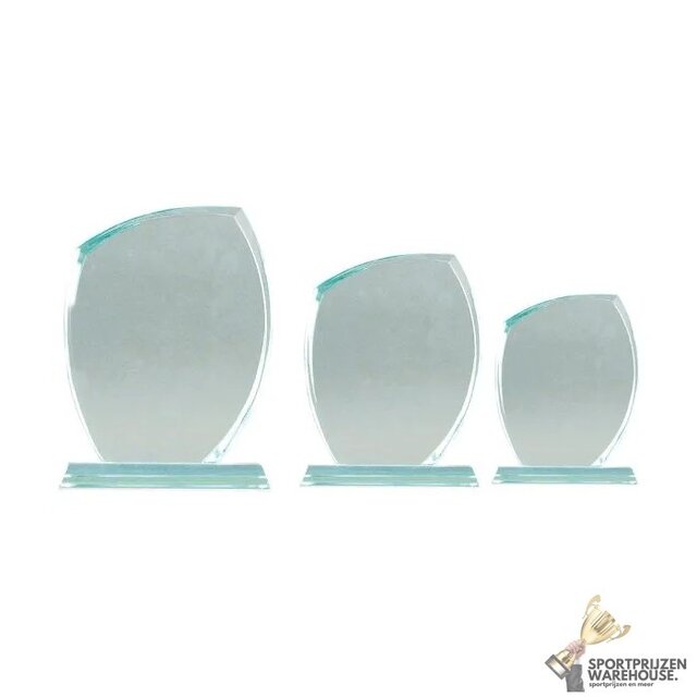 Mooie glazen trofee Mooie glazen trofee