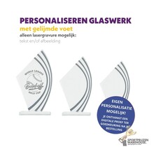 Chique bokaal van glas