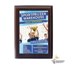 Houten bord - staand model