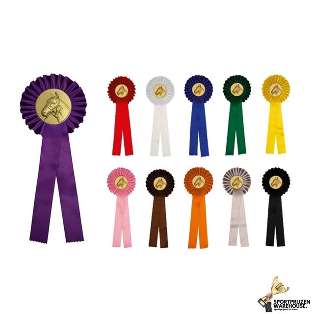 Paardensport rozet - in diverse kleuren