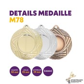 Stoere medaille in 3 kleuren