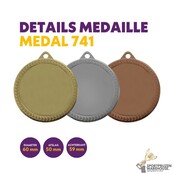 Leuke medaille in 3 kleuren