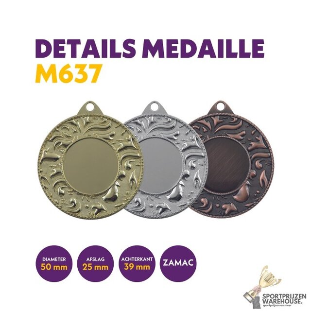 Uniek ontwerp medaille