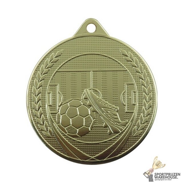 Voetbal doel medaille