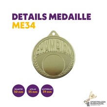 Medaille champion - ME34