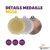 Swirl medaille Swirl medaille