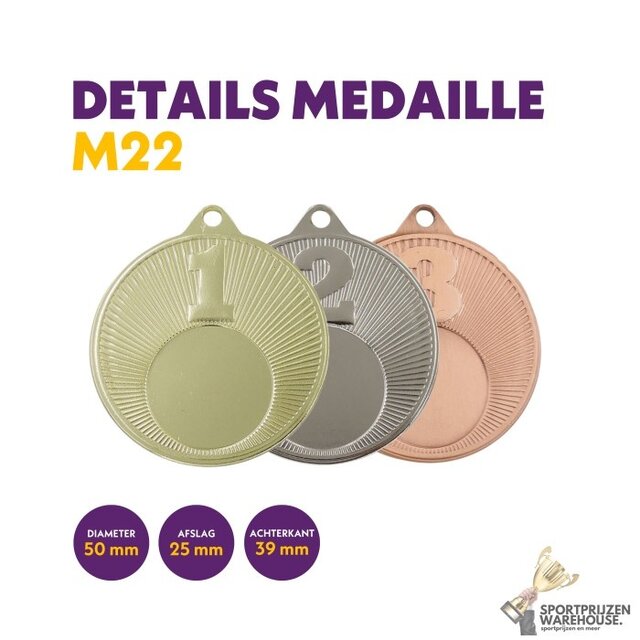 Nummer 1, 2 of 3 medaille