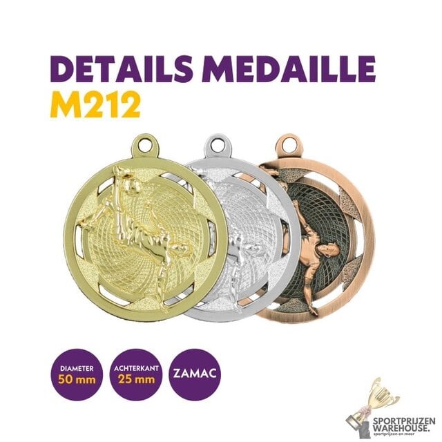 Voetbal omhaal medaille